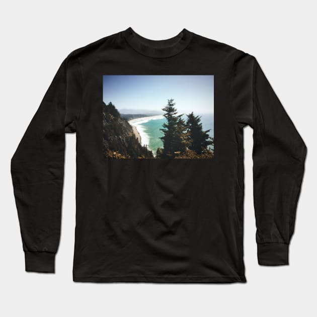 Pacific Northwest Coast Long Sleeve T-Shirt by Tess Salazar Espinoza